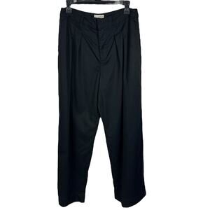 Universal Thread SZ 10S SHORT Wide Leg Pants Hi-Rise Pleated Pockets Zip-Fly